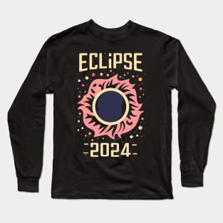 solar eclipse 2024 Long Sleeve T-Shirt